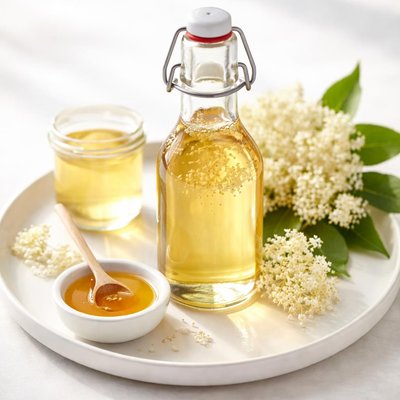 Elderflower syrup