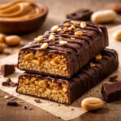 Elevation only peanut butter with dark chocolate bar