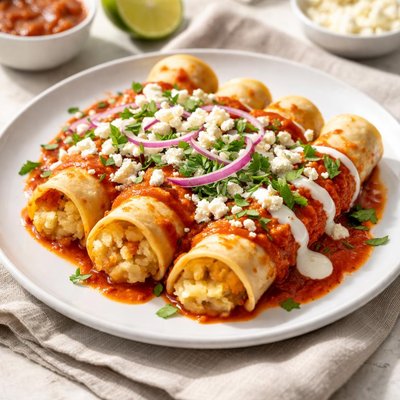 Enchiladas de papa