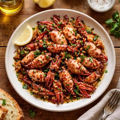 Encornets rouge en persillade