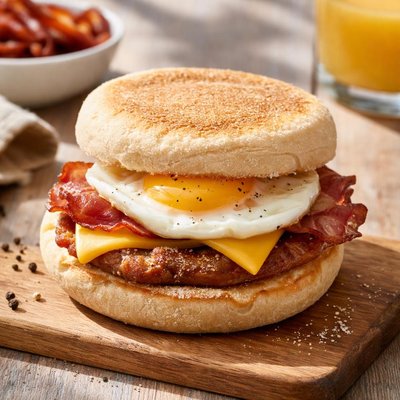 English breakfast muffin