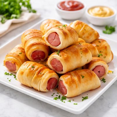 Enroladinho de salsicha