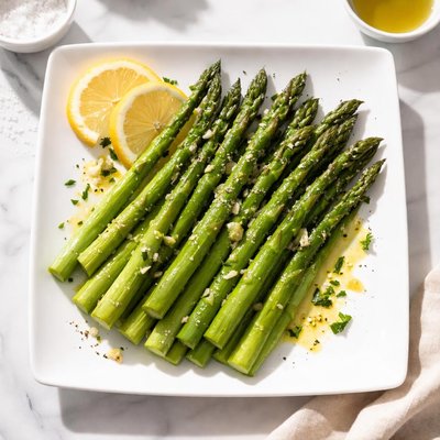 Espargos cozidos