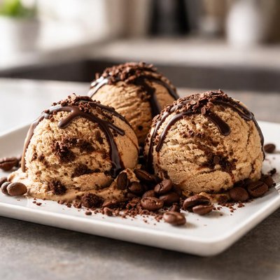 Espresso mocha ice cream