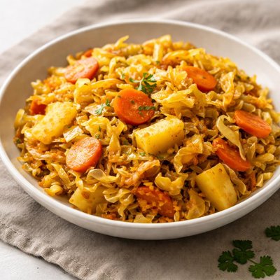 Ethiopian cabbage dish