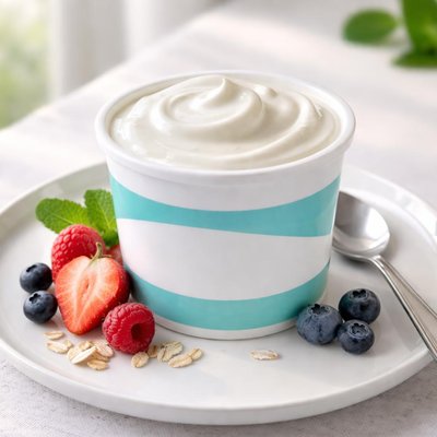 Yaourt protéiné sans matières grasses ni sucre