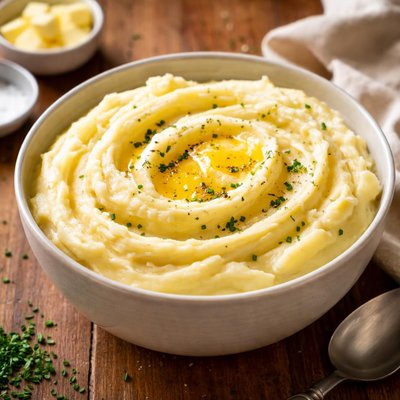 Extra creamy mashed potatoes