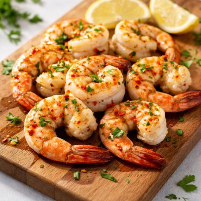 Extra large broiled shrimp