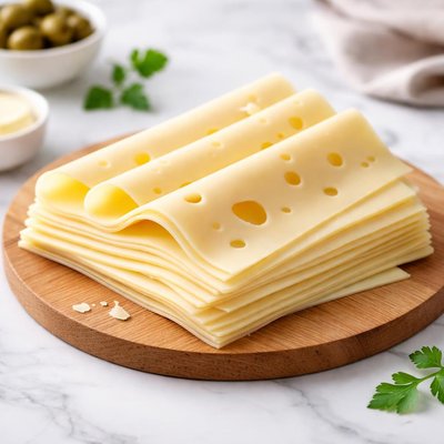 Extra thin sliced swiss