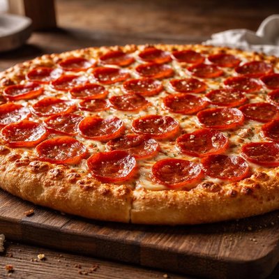 Extramostbestest pepperoni pizza