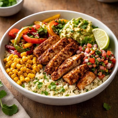 Factor chicken fajita bowl
