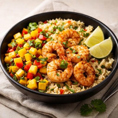 Factor mango salsa shrimp