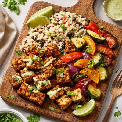 Factor meal caribbean spiced tofu