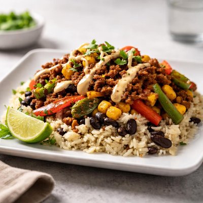 Factor tex mex beef bowl