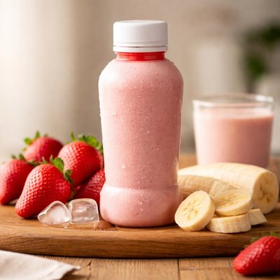 Fairlife strawberry banana protien shake