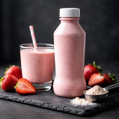 Fairlife strawberry protien shake