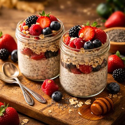Fairy berry oats snd chia