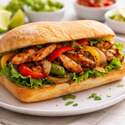 Fajita sandwich