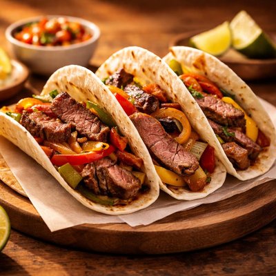 Fajita taco steak