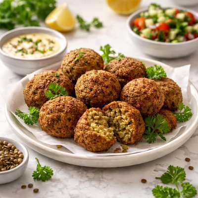 Falafel de lentilles