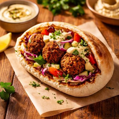 Falafel sandwhich