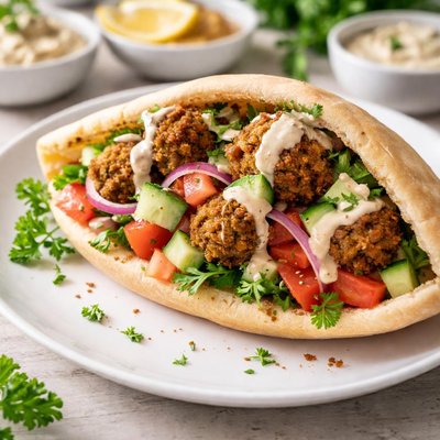 Falafel sandwich