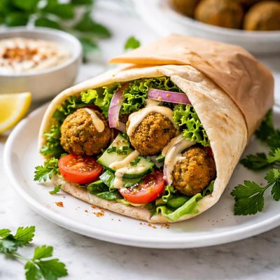 Falafel wrap