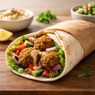 Falfel wrap
