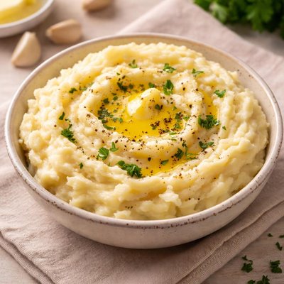 Famius daves garlic mashed potatos