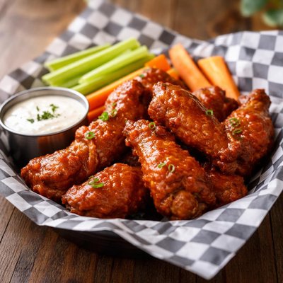 Famous daves buffalo chicken wings single