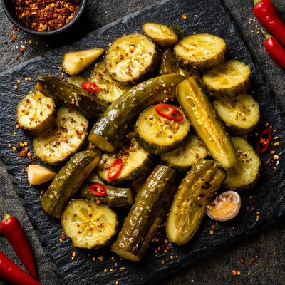 Famous daves spicy pickles