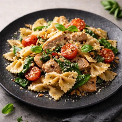 Farfelle protein pasta