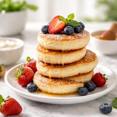 Farm cheese pancakes