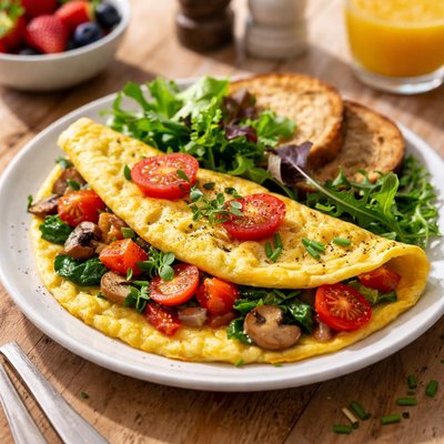 Farm fresh omelette