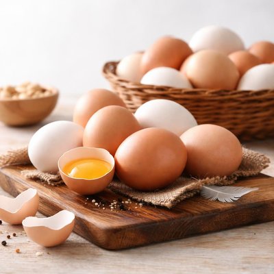 Farm fresh organic eggs