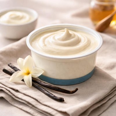 Farmers union greek style yogurt with a hint of vanilla bean