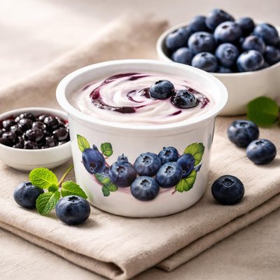 Farmers union greek style yogurt with probiotics and blueberry