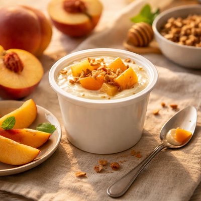 Farmers union greek style yogurt with probiotics and peach