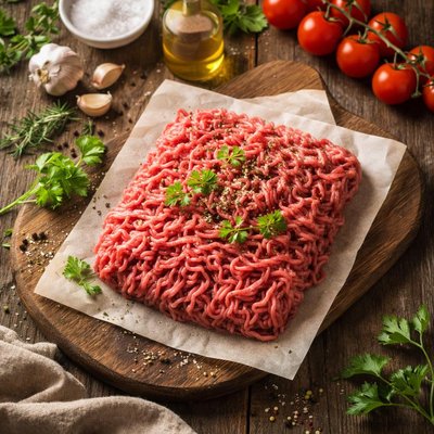 Faschiertes rindfleisch