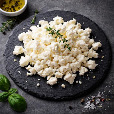 Fat-free feta crumbles