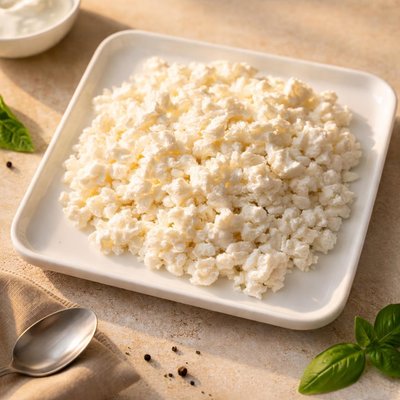 جبن قريش خالي الدسم العادي