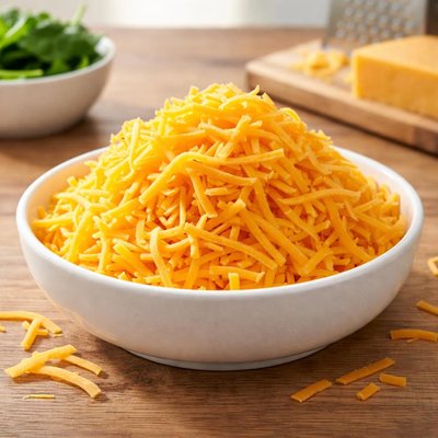 Fat-free shredded cheddar cheese