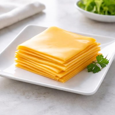 Fat free american cheese slice