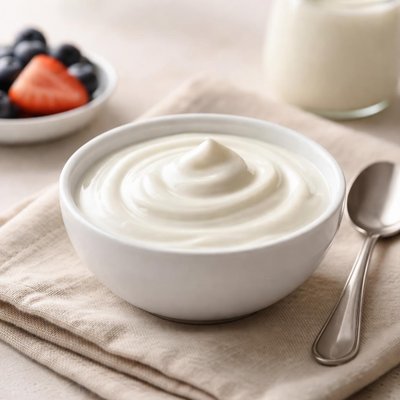 Fat free natural yoghurt