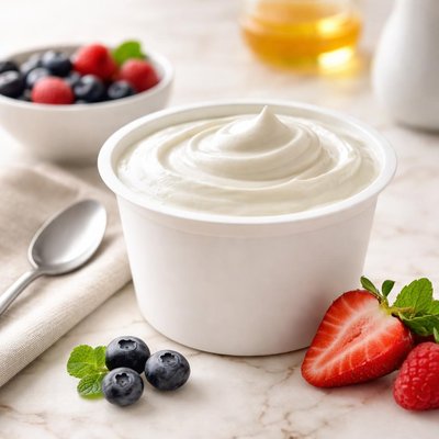 Fat free organic yogurt