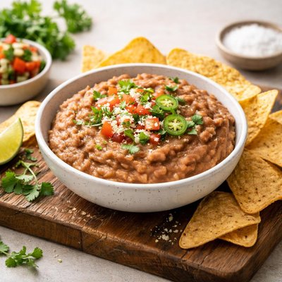 Fat free refined beans