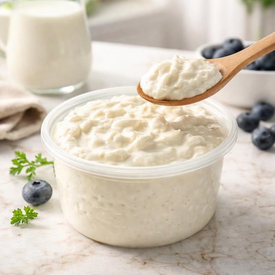 Fat free smooth cottage cheese