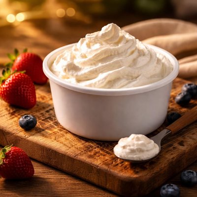 Fat free whipped cream