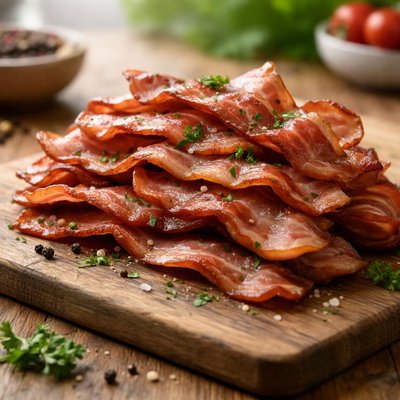 Fatless bacon