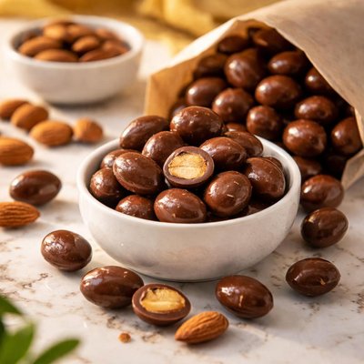 Favorite day chocolate covered almonds
